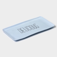 Блюдо &laquo;Белый Восток&raquo;, 36,2&times;17,8&times;2 см, цвет белый