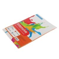 Бумага цветная А4, 50 листов Calligrata Интенсив, оранжевая, 80 г/м&sup2;