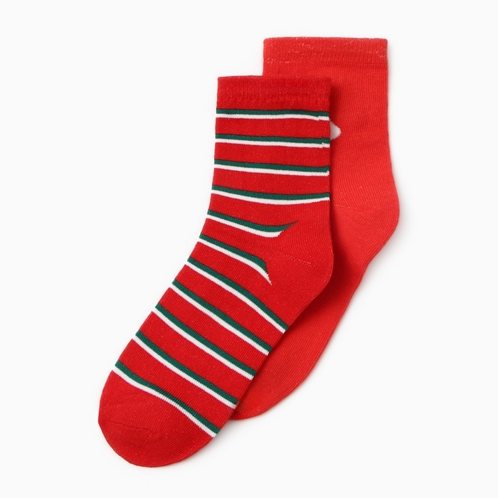 Новый год. Набор детских носков KAFTAN "Дед Мороз" 2 пары, размер 14-16