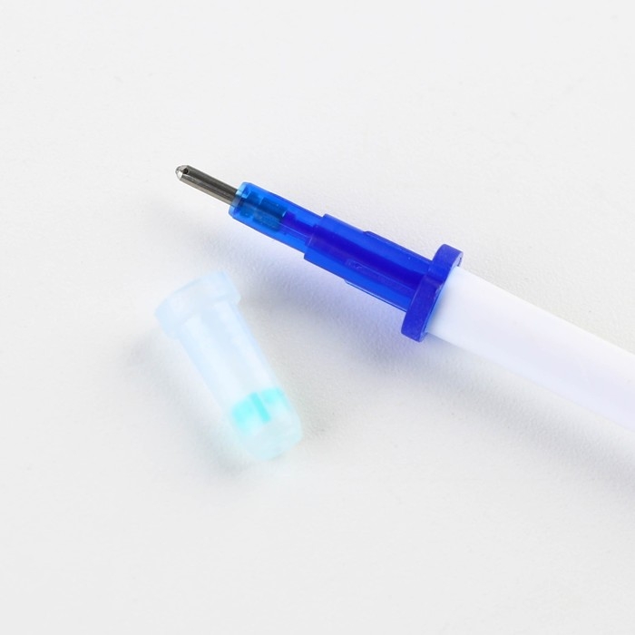 Новый год. Ручка пиши-стирай гелевая и стержни &laquo;Пора загадывать желания&raquo;, синяя паста, 0.5 мм