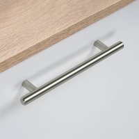 Ручка-рейлинг, d=10 мм, м/о 96 мм, цвет сатиновый никель