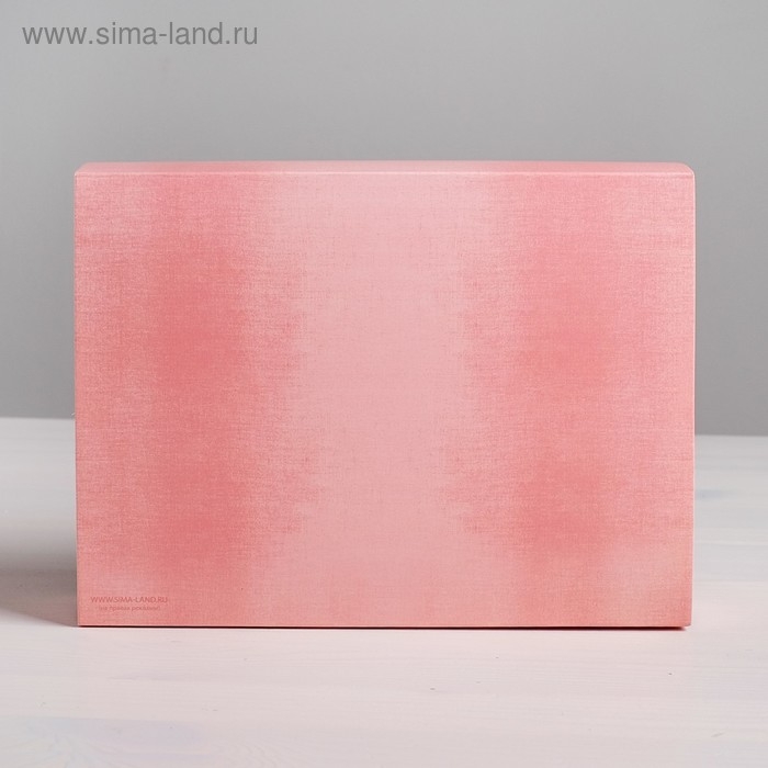 Коробка кондитерская, упаковка, &laquo;Поздравляю&raquo;, 20 х 15 х 5 см