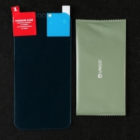 Защитное стекло Krutoff для iPhone 14 Plus, гибридное, полный клей Защитное стекло Krutoff для iPhone 14 Plus, гибридное, полный клей