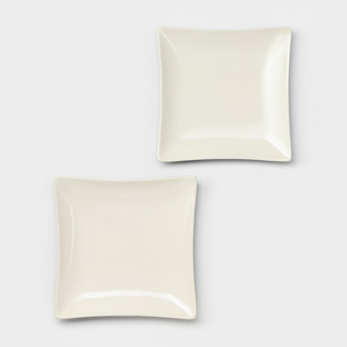 Набор тарелок керамических Magistro Matt black, 15×2 см, 2 шт Набор тарелок керамических Magistro Matt black, 15×2 см, 2 шт