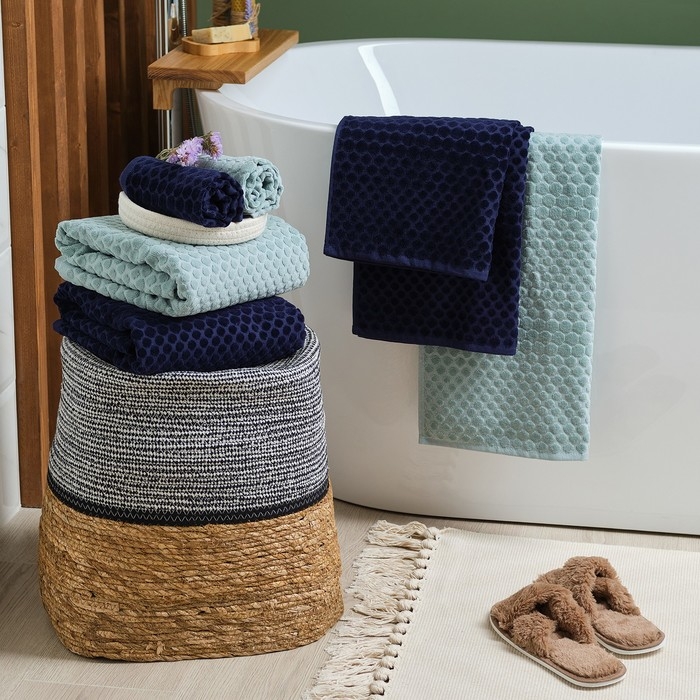 Полотенце махровое Love Life &laquo;Комфорт&raquo; 50х90 см, серо-голубой, 100% хл, 500 гр/м2