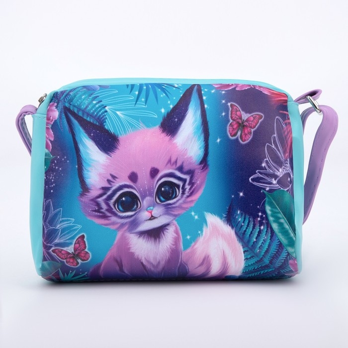 Сумка детская для девочки &laquo;Котик в джунглях&raquo;