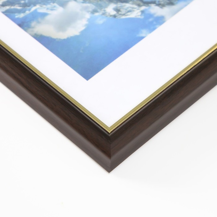 Фоторамка пластик Фоторамка пластик "Гамма" 15х21 см, венге