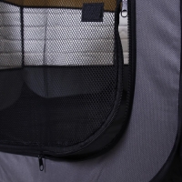 Вольер для животных, тентовый, 8 стенок, 110 х 55 см, серый Вольер для животных, тентовый, 8 стенок, 110 х 55 см, серый