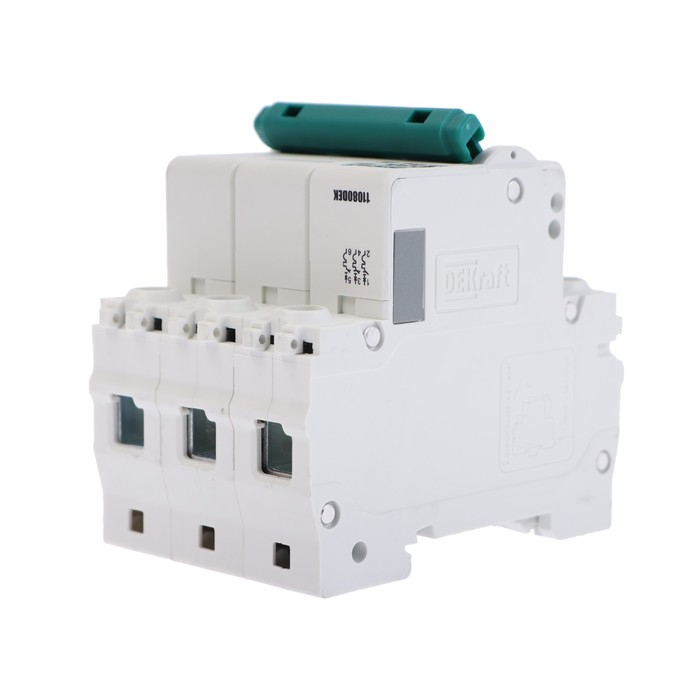 Выключатель автоматический SE DEKraft ВА-101, 3 полюса, С, 25 А, 4.5 кА, 11080DEK Выключатель автоматический SE DEKraft ВА-101, 3 полюса, С, 25 А, 4.5 кА, 11080DEK