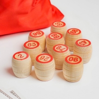 Русское лото деревянное, игра настольная "Новогодняя сказка", карточка 22 х 8 см Русское лото деревянное, игра настольная "Новогодняя сказка", карточка 22 х 8 см