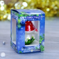 Ёлочное украшение "Грибочки"6 см Ёлочное украшение "Грибочки"6 см