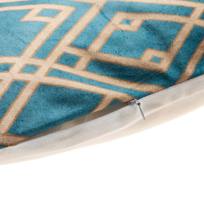 Наволочка декоративная Этель &laquo;Изумруд&raquo; 40х40 см, велюр, 100% п/э