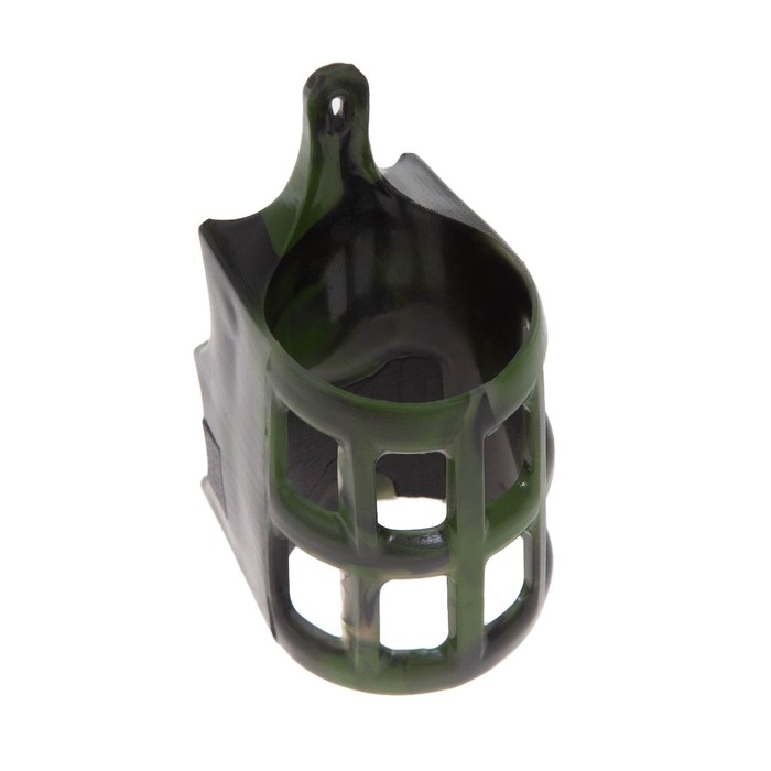 Груз-кормушка пластиковая X-FEEDER PL CAMO RIVER CAGE M, цвет камо, 60 г, 40 мл Груз-кормушка пластиковая X-FEEDER PL CAMO RIVER CAGE M, цвет камо, 60 г, 40 мл