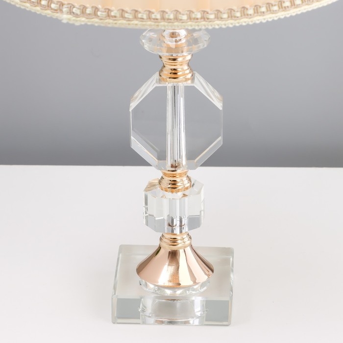 Настольная лампа "Жаклин" Е27 40Вт золото 30х30х49 см RISALUX