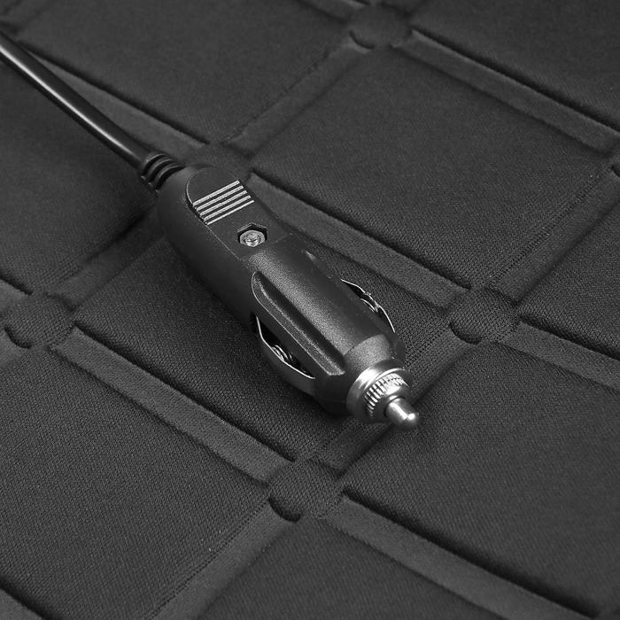 Накидка с подогревом TORSO, 12 В, регулятор, 95&times;50 см, провод 130 см, черный