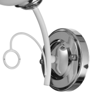 Бра 2452/1 E27 40Вт бело-хромовый