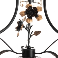 Люстра "Сандра" 3xE14 40Вт черно-золотой 51х51х52-110 см BayerLux Люстра "Сандра" 3xE14 40Вт черно-золотой 51х51х52-110 см BayerLux