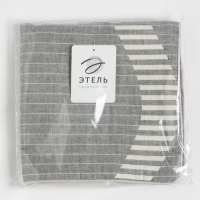 Наволочка декоративная Этель &laquo;Волны&raquo; цвет серый 40х40 см, 100% хлопок