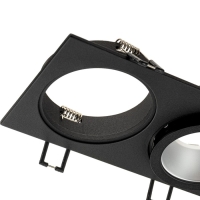 Светильник встр ARTIN скрыт ламп прямоуг 260х92х40мм монтаж отв 80х230мм 3хGU5.3 Al черн 514 Светильник встр ARTIN скрыт ламп прямоуг 260х92х40мм монтаж отв 80х230мм 3хGU5.3 Al черн 514