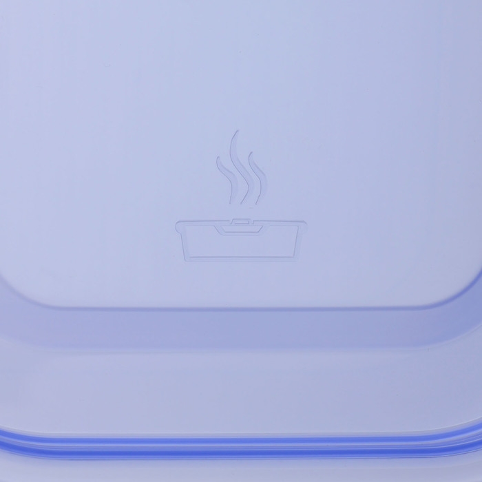 Контейнер для продуктов с паровыпуском, 500 мл, 16&times;11&times;5 см, прямоугольный, цвет микс