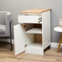 Шкаф напольный Зара 1 ящик 400х600х850 белый