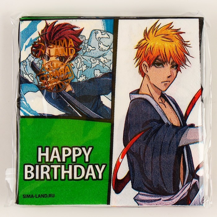 Салфетки бумажные 25*25см Салфетки бумажные 25*25см "Комиксы" (набор 20 шт)