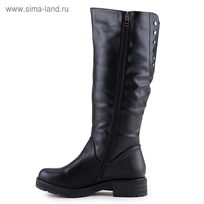 Сапоги женские, цвет чёрный, размер 41