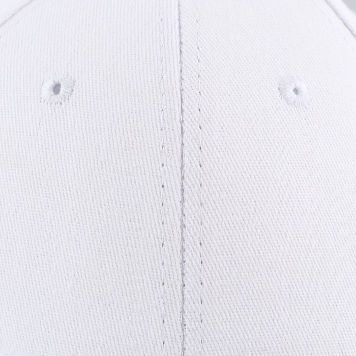 Кепка белая хлопковая взрослая Кепка белая хлопковая взрослая