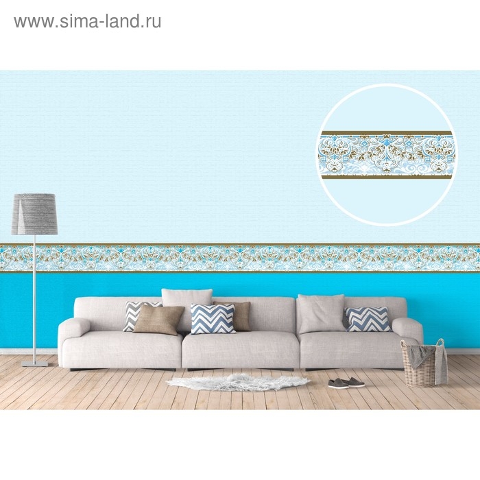 Бордюр Бордюр "Симфония" Б-021, ширина - 8 см, длина - 14 м