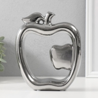 Сувенир керамика "Абстракция. Яблоки" серебро 17х5,5х20,5 см Сувенир керамика "Абстракция. Яблоки" серебро 17х5,5х20,5 см