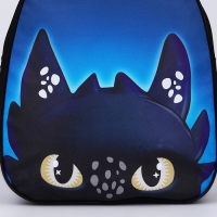 Новый год! Рюкзак детский новогодний &laquo;Чёрный дракончик&raquo;, 30*25 см