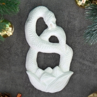 Новый год. Символ 2025. Панно с подвесом "Змея в цветке" под раскраску, 11,5х6,5х1см Новый год. Символ 2025. Панно с подвесом "Змея в цветке" под раскраску, 11,5х6,5х1см