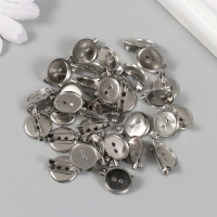 Основа для творчества металл "Значок с булавкой" набор 30 шт 1х1х0,6 см Основа для творчества металл "Значок с булавкой" набор 30 шт 1х1х0,6 см