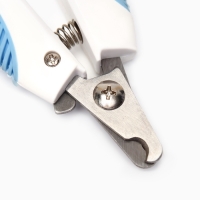 Когтерез боковой с рифлеными ручками, отверстие 9 мм, микс цветов Когтерез боковой с рифлеными ручками, отверстие 9 мм, микс цветов