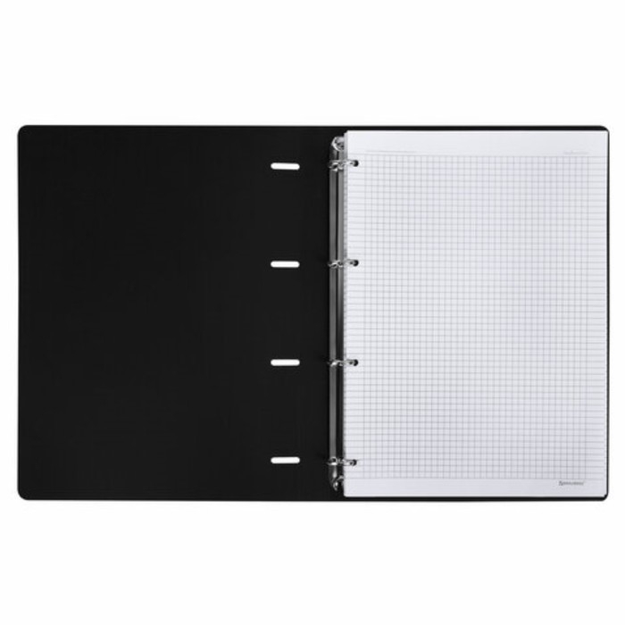 Тетрадь на кольцах А4 120л кл BRAUBERG VISTA, "Гранаты",обл иск кож, бл 70 г/м2