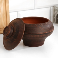 Горшок для жаркого "Гладкий", 0,6 л., 13х14х14 см Горшок для жаркого "Гладкий", 0,6 л., 13х14х14 см