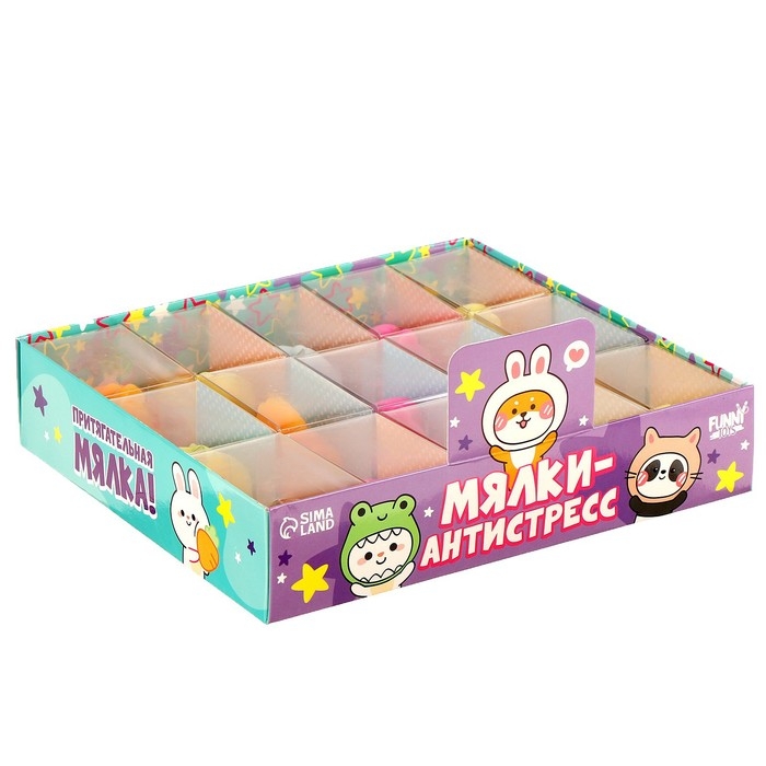 Мялка-антистресс &laquo;Единорог&raquo;, цвет МИКС