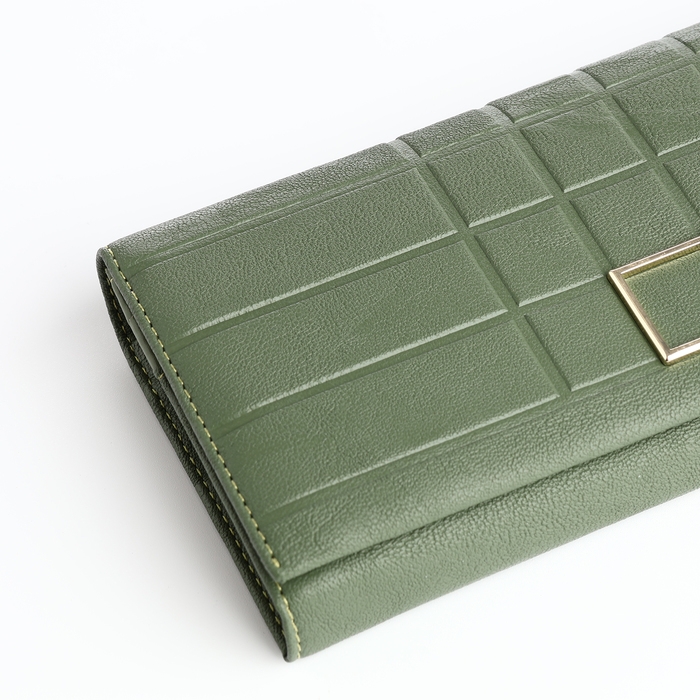 Кошелёк женский на магните, цвет зелёный Кошелёк женский на магните, цвет зелёный
