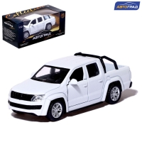 Машина металлическая «Тундра», открываются двери, 1:32, инерция, цвет белый Машина металлическая «Тундра», открываются двери, 1:32, инерция, цвет белый