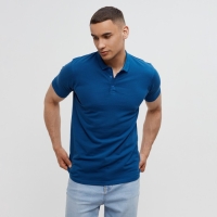 Футболка (поло) мужская MINAKU REGULAR FIT: цвет синий, р-р 42 Футболка (поло) мужская MINAKU REGULAR FIT: цвет синий, р-р 42