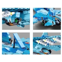 Конструктор &laquo;Модельки. Сверхзвуковой истребитель&raquo;, 1040 деталей