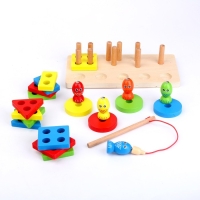 Деревянная пирамидка с рыбалкой &laquo;Логика&raquo;