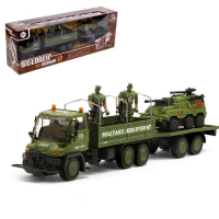 Грузовик инерционный «Военный спецназ», с солдатами и техникой Грузовик инерционный «Военный спецназ», с солдатами и техникой
