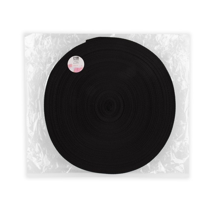 Стропа ременная, 40 мм, 50 ± 1 м, плотность 12 гр/м, цвет чёрный Стропа ременная, 40 мм, 50 ± 1 м, плотность 12 гр/м, цвет чёрный