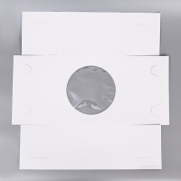 Коробка под торт, с окном, белая, 30 х 30 х 19 см Коробка под торт, с окном, белая, 30 х 30 х 19 см