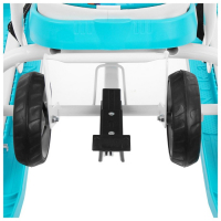 Снегокат с колёсами &laquo;Тимка спорт 6 Ми-ми-мишки&raquo;, с родительской ручкой, со спинкой и ремнём безопасности