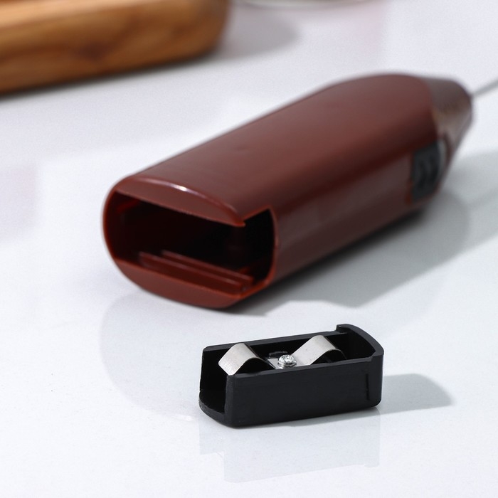 Капучинатор Доляна, 20&times;4&times;2,5 см, 2,5 Вт, цвет коричневый