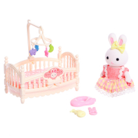 Набор игровой &laquo;Зайчик&raquo; с кроваткой, с аксессуарами, МИКС