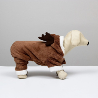 Новогодний костюм "Олень", XS (ДС 16, ОГ 27 см), коричневый Новогодний костюм "Олень", XS (ДС 16, ОГ 27 см), коричневый