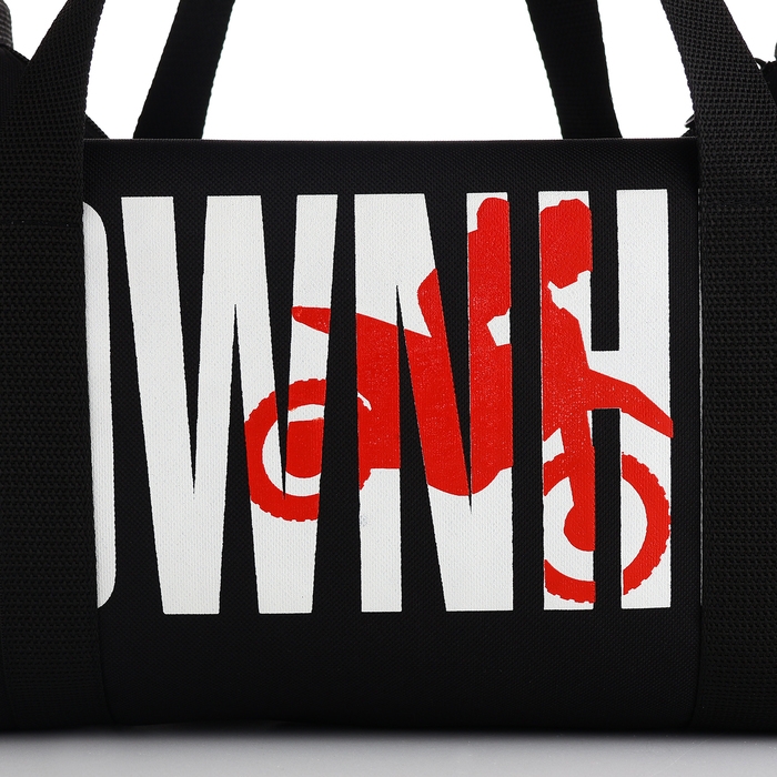 Сумка спортивная мужская, TEXTURA, маленький размер, цвет чёрный Сумка спортивная мужская, TEXTURA, маленький размер, цвет чёрный